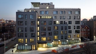 The Rise, a sleek-looking affordable housing development